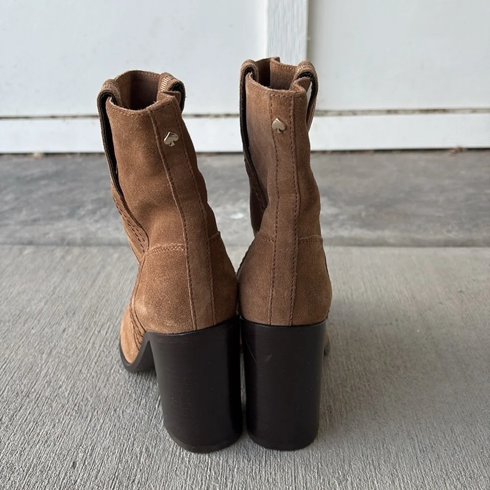 Kate Spade new york Baise Boot Brown Suede Women Size 5
